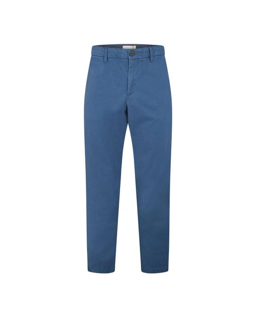 Timberland Blue Twill Chino Slim Fit Chinos for men