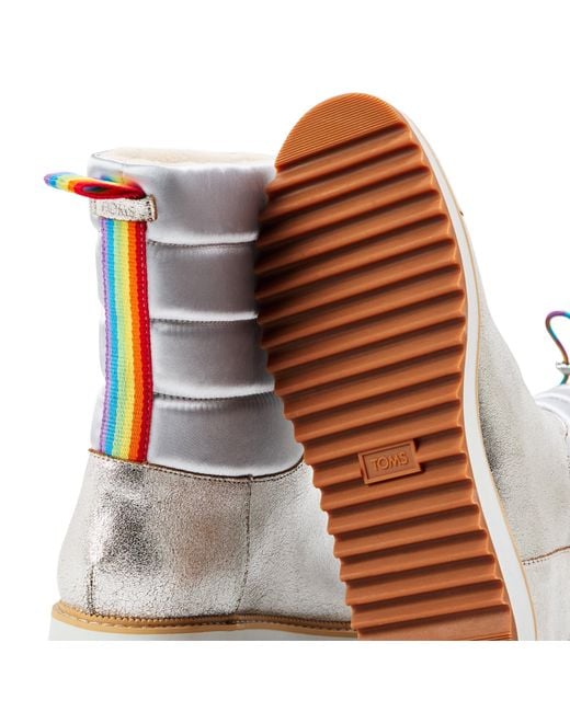 TOMS White Boot Ladies