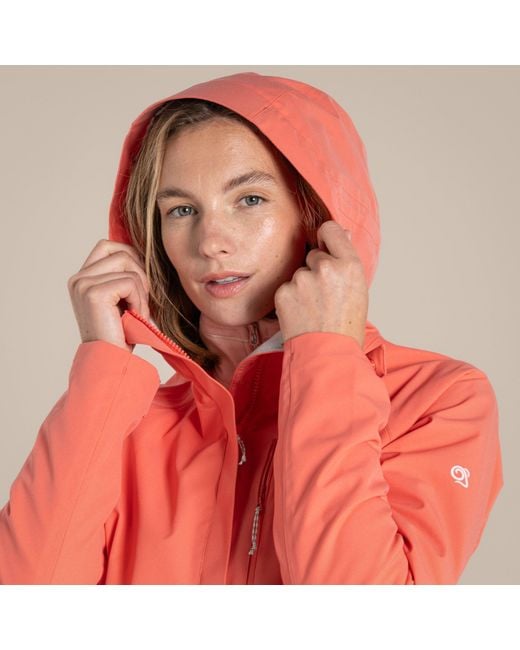 Craghoppers Red Caldbeck Waterproof Jacket