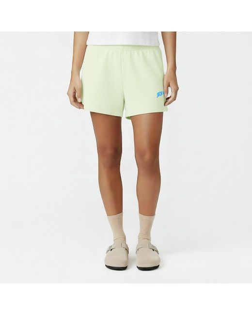 Jack Wills Green Graphic Fleece Jogger Shorts