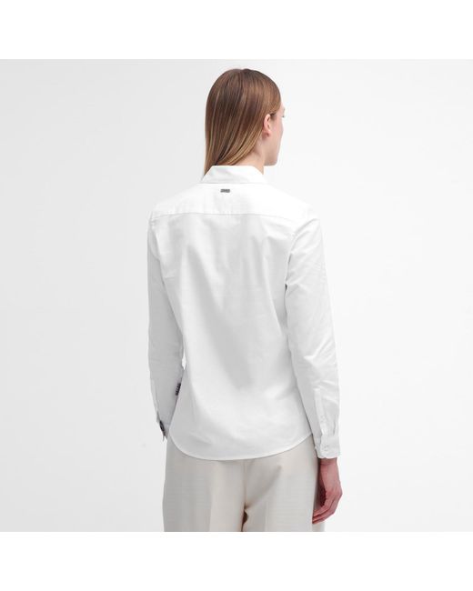 Barbour White Derwent Shirt