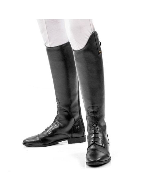 Brogini Black Albareto Long Riding Boots
