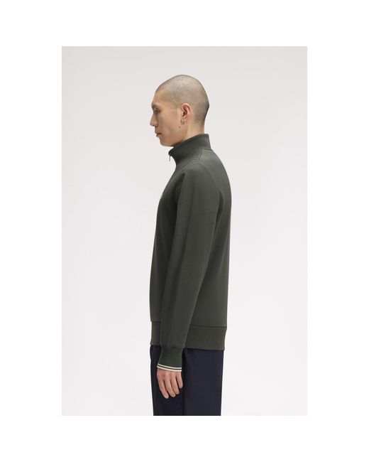Fred Perry Green Fredperry Half Zip Top for men