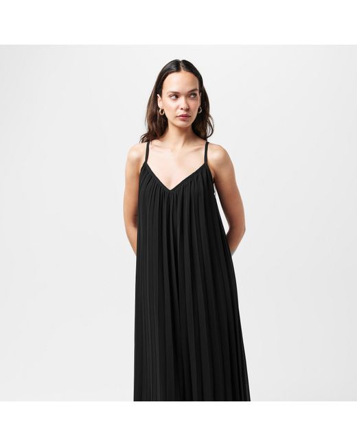 Vero Moda Black Katy Pleated Maxi Dress
