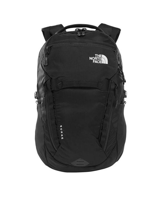 The North Face Black Surge Backpack for men