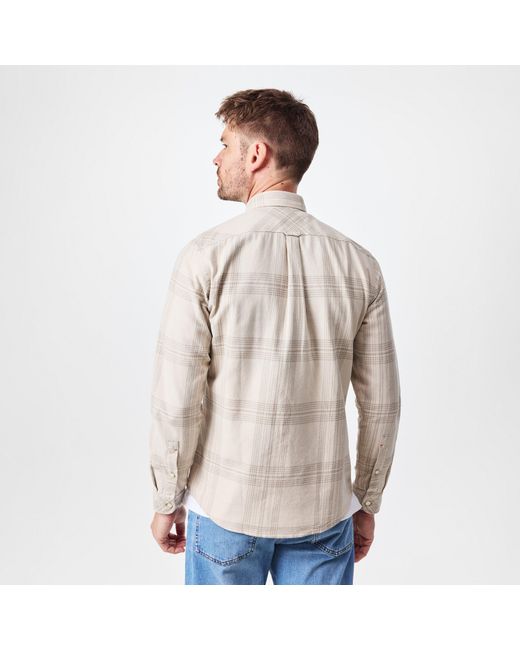 Boss White Rickert M Long Sleeve Patterned Shirt for men