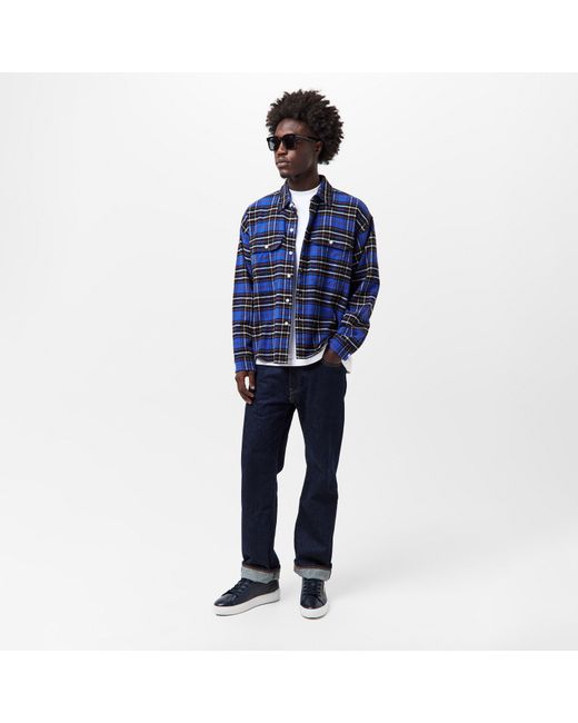 Android Homme Blue Low Trainers for men