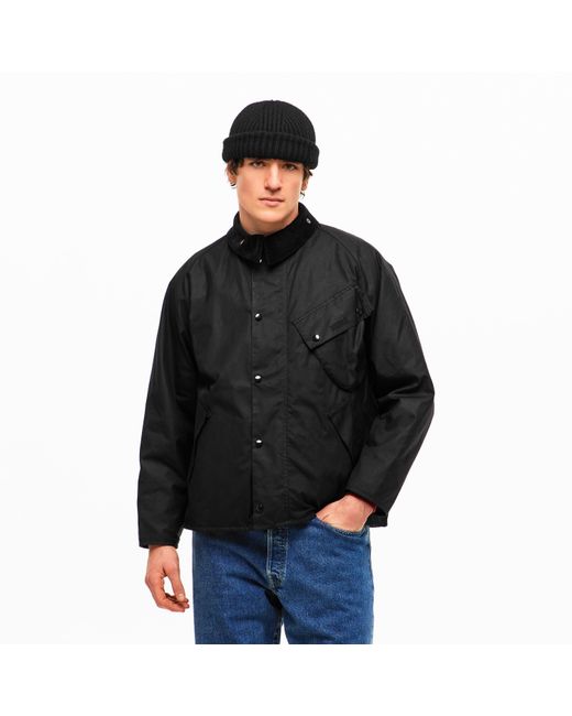 Barbour Blue Pacemaster Waxed Jacket for men