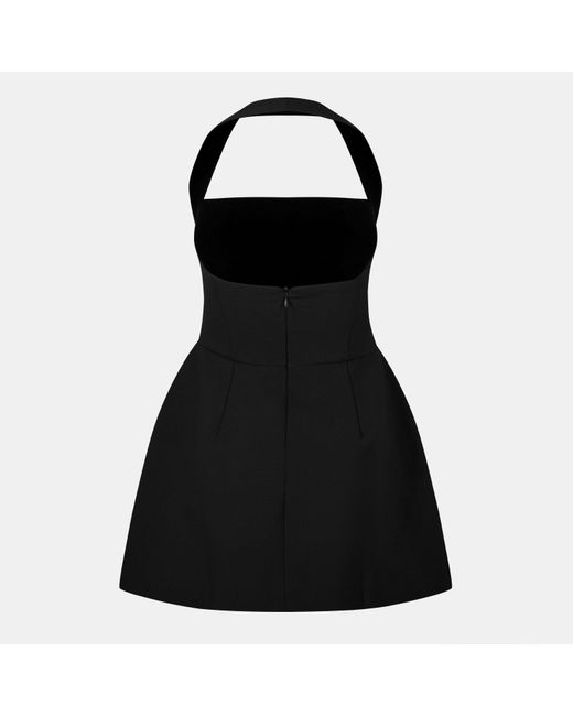 Odd Muse Black Structured Mini Dress