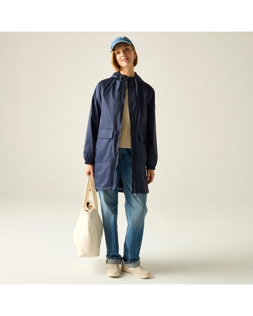 Regatta Blue Brindel Pack-It Waterproof Isolite Jacket