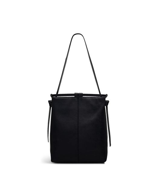 Radley Black Connaught Leather Shoulder Strap Magnetic Bucket Bag