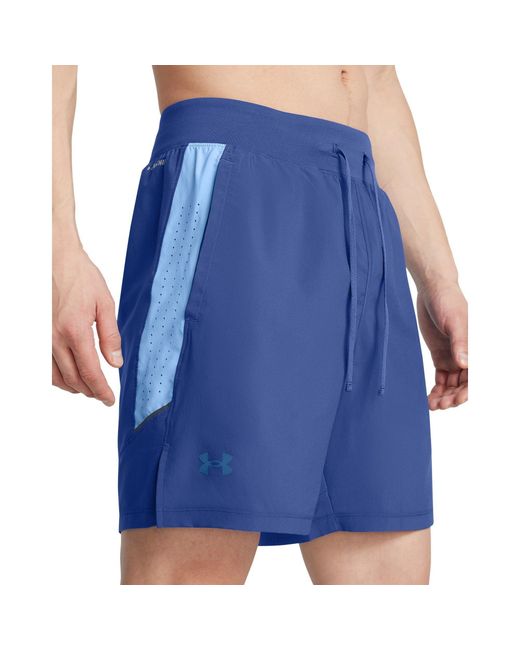 Under Armour Blue Launch Pro Performance Running Shorts for men
