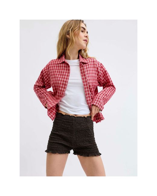 JJXX Black Smock Woven Shorts