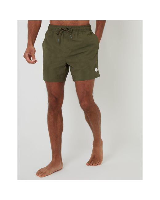 Threadbare Green Rola Swim Shorts for men