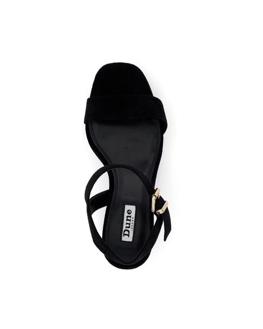 Dune Black Motive Flatform Sandal