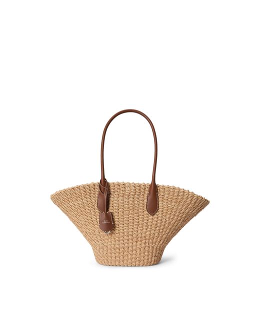 Polo Ralph Lauren Brown Straw Bag