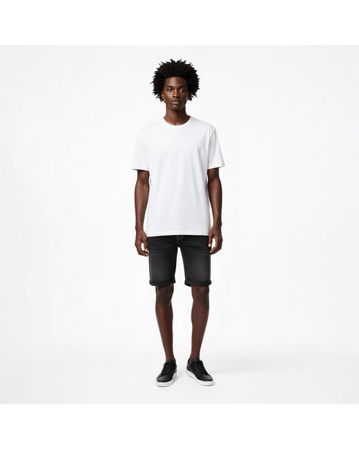 HUGO Black Denim Shorts for men