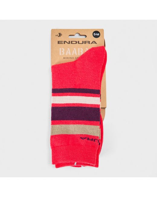 Endura Pink Bb Stripe Cycling Socks