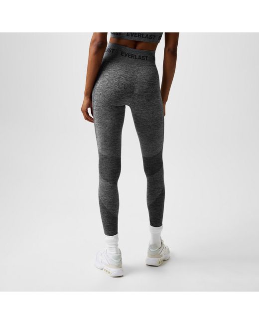 Everlast Black Seamless Logo Yoga Pants