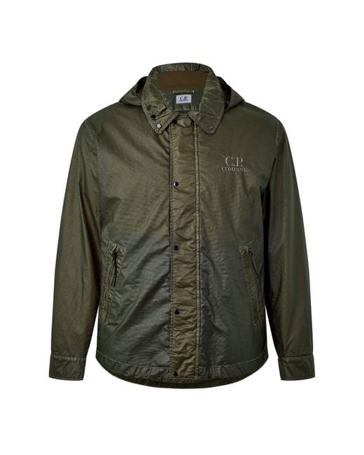 C P Company Green Cp Opal Goggle Jkt Sn64 for men