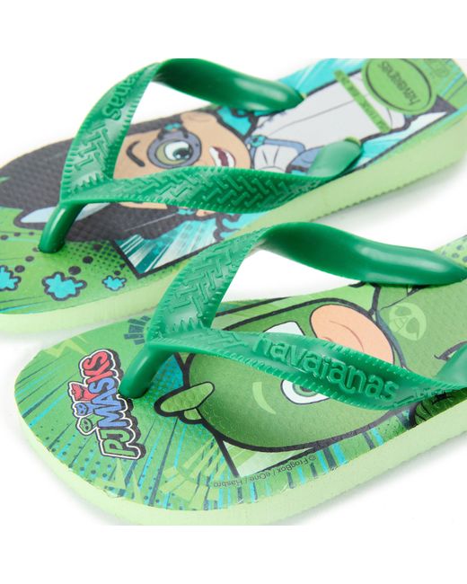 Havaianas Green Pyjama Masks Ballet Rose Flip Flops