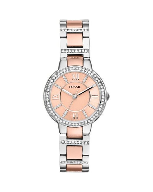 Fossil Pink Stainless Steel Watch
