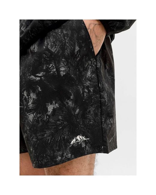 Jack & Jones Black Windbreaker And Shorts Set for men