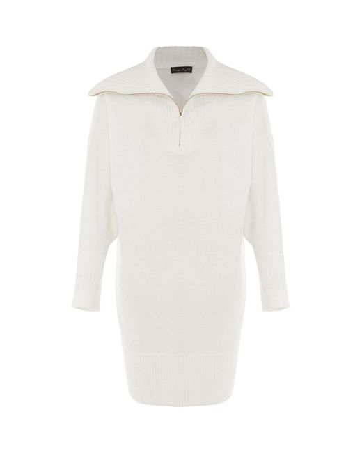 Phase Eight Isabella Zip Up Tunic Dress in White | Lyst UK