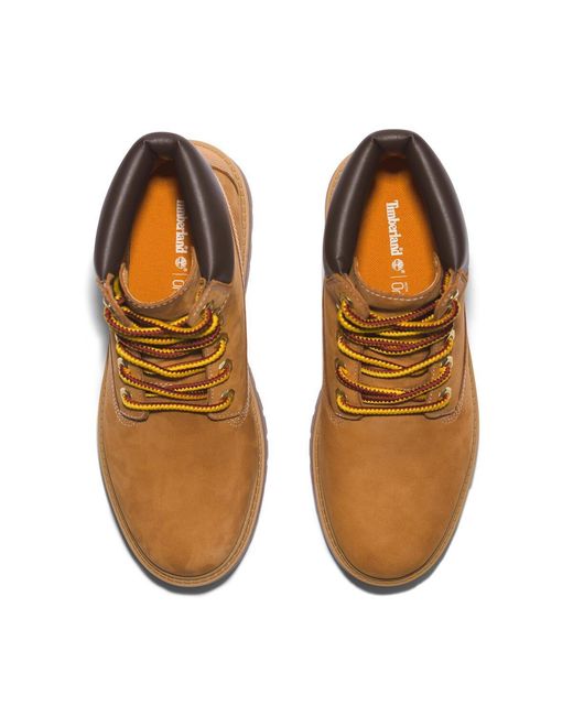 Timberland Brown Stone Street 6 Inch Lace Up Waterproof Boots