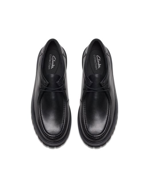 Clarks Black Moc Toe Formal Shoes for men