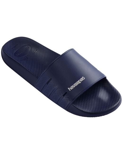 Havaianas Blue Slide Zero Pool Sliders for men