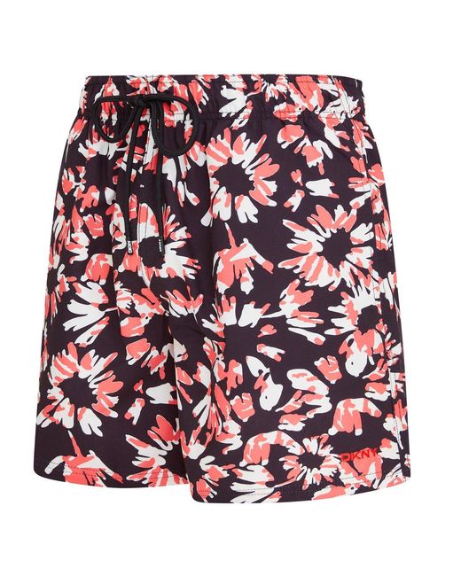 DKNY Red Swim Shorts Similan for men