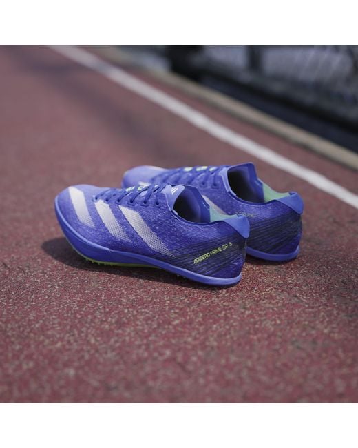 Adidas Blue Adizero Prime Sp3 Training Shoes for men