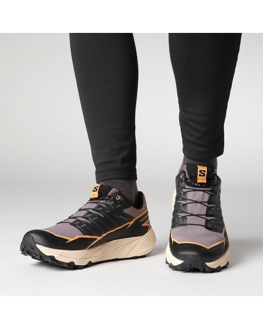 Salomon Black Thundercross Goretex Ladie's Trail Running Shoes