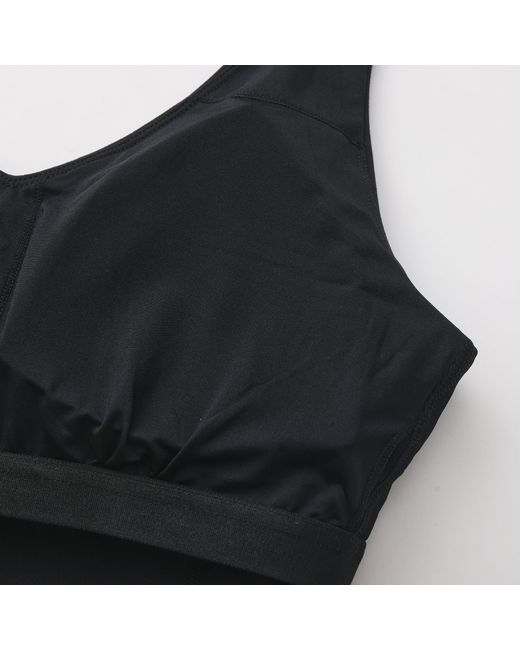 La Gear Black V-Neck Active Tank Top