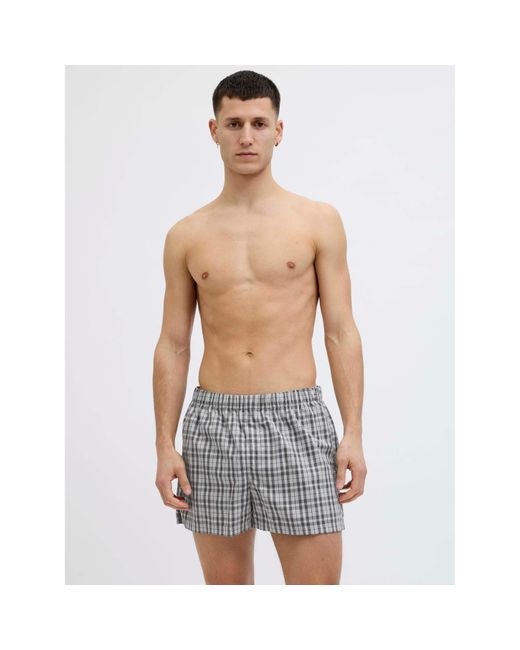 Jack & Jones Black 3-Pack Milano Woven Boxers for men