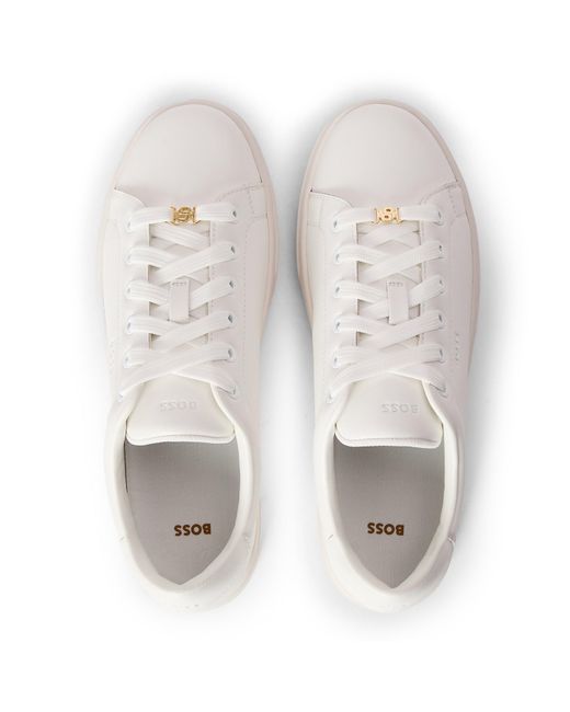 Boss White Kieran Tenn Altbb 10228535 01 Low-Top Trainers