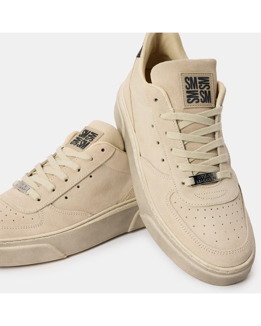 Steve Madden Natural Brent Low-Top Trainers for men