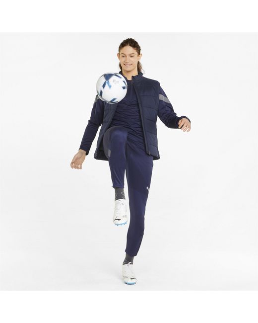 PUMA Blue Teamliga Vest Jacket Gilet for men