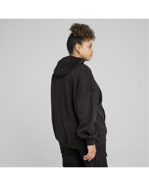 PUMA Black Essentials Oversized Hoodie