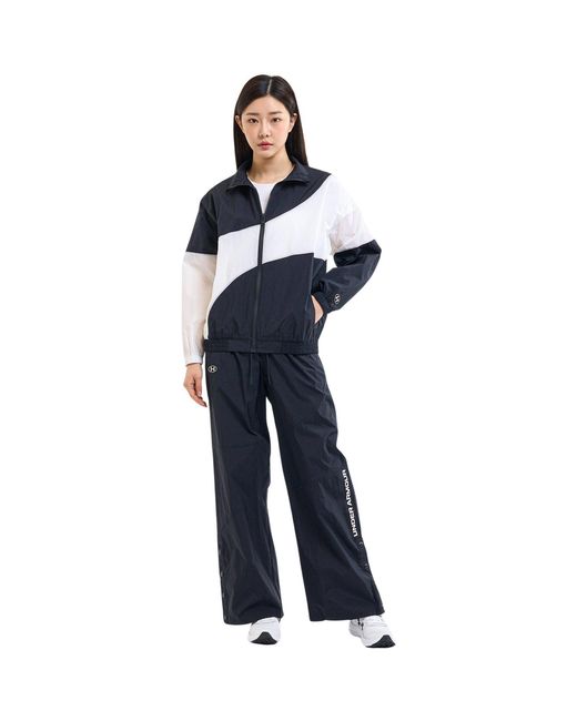 Under Armour Blue Legacy Crinkle Performance Training Jacket