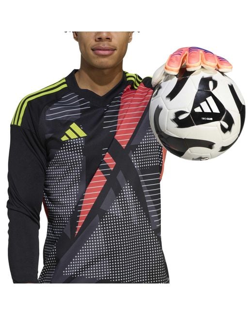 Adidas Blue Predator Match Fingersave Goalkeeper Gloves Adults