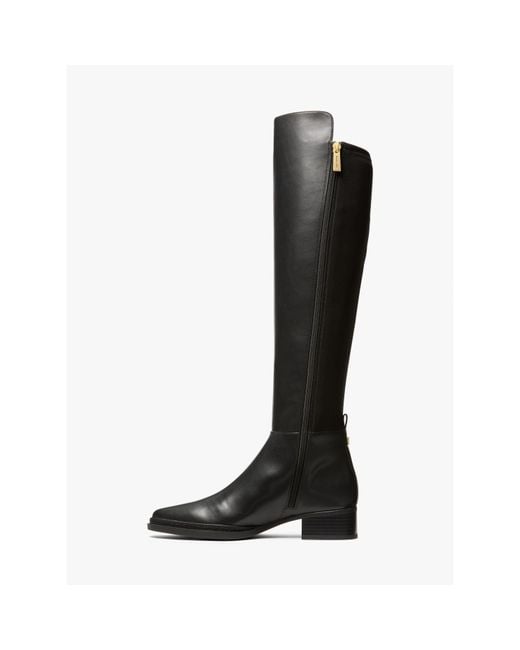 MICHAEL Michael Kors Black Bromley Flat Boots