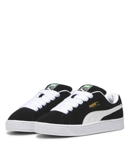 PUMA Black Suede Classic Sneakers for men