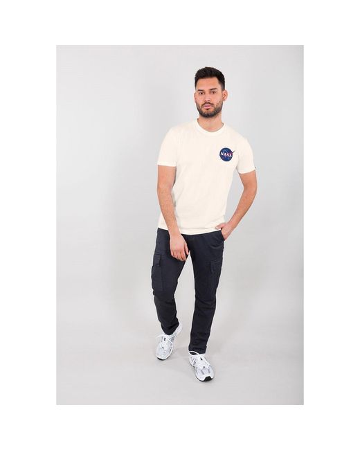 Alpha Industries White Space Shuttle T for men