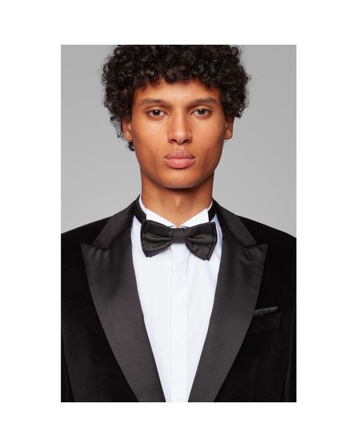 Boss White Jillik Long Sleeve Plain Shirt for men