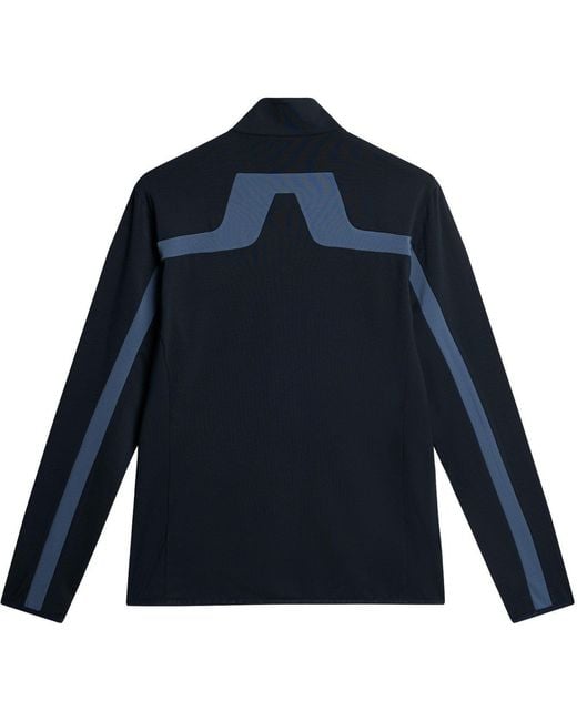 J.Lindeberg Blue Jarvis Mid Layer Pullover for men