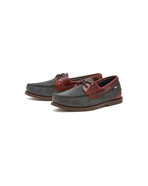Chatham Brown Boat Shoes for men
