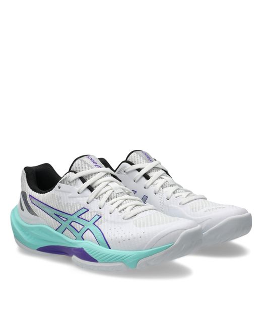 Asics Blue Beyond Volleyball Shoes