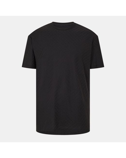 ARMANI EXCHANGE Black Regular Fit T-Shirt for men